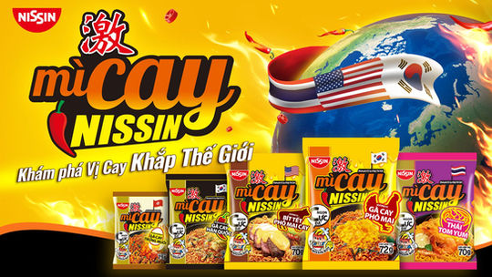 Công ty TNHH Thực phẩm Nissin Việt Nam, thành viên của Nissin Foods Nhật Bản – tập đoàn thực phẩm với hơn 66 năm lịch sử, do cha đẻ của mì ăn liền Ando Momofuku sáng lập, hân hạnh giới thiệu định vị thương hiệu mới cho Mì Cay Nissin tại Việt Nam: “Vị cay khắp thế giới”.