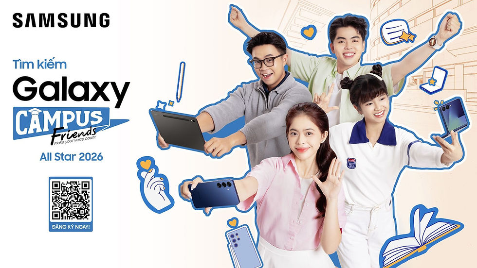 Samsung công bố 50 Đại sứ sinh viên mùa 3:  Phiên bản All Star của Galaxy Campus Friends mùa 3 tạo dấu ấn và hành trình “All Star” của thế hệ dẫn đầu