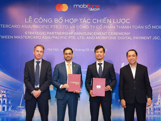 Mastercard và Công ty Cổ phần Thanh toán số MobiFone (MDP) công bố hợp tác chiến lược nhằm thúc đẩy nền kinh tế số tại Việt Nam