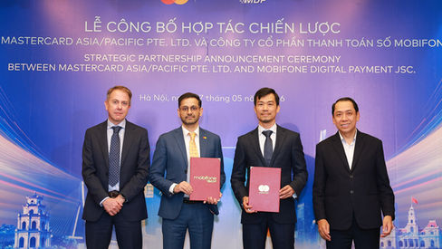 Mastercard và Công ty Cổ phần Thanh toán số MobiFone (MDP) công bố hợp tác chiến lược nhằm thúc đẩy nền kinh tế số tại Việt Nam