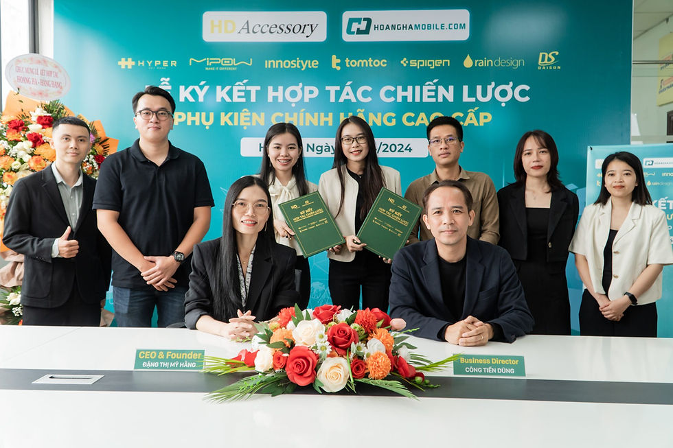 HDAccessory và Hoàng Hà Mobile ký kết Hợp tác chiến lược phân phối phụ kiện cao cấp chính hãng