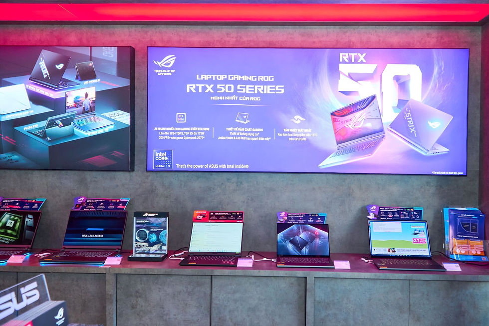 Loạt laptop gaming cấu hình cao tại ASUS Exclusive Store