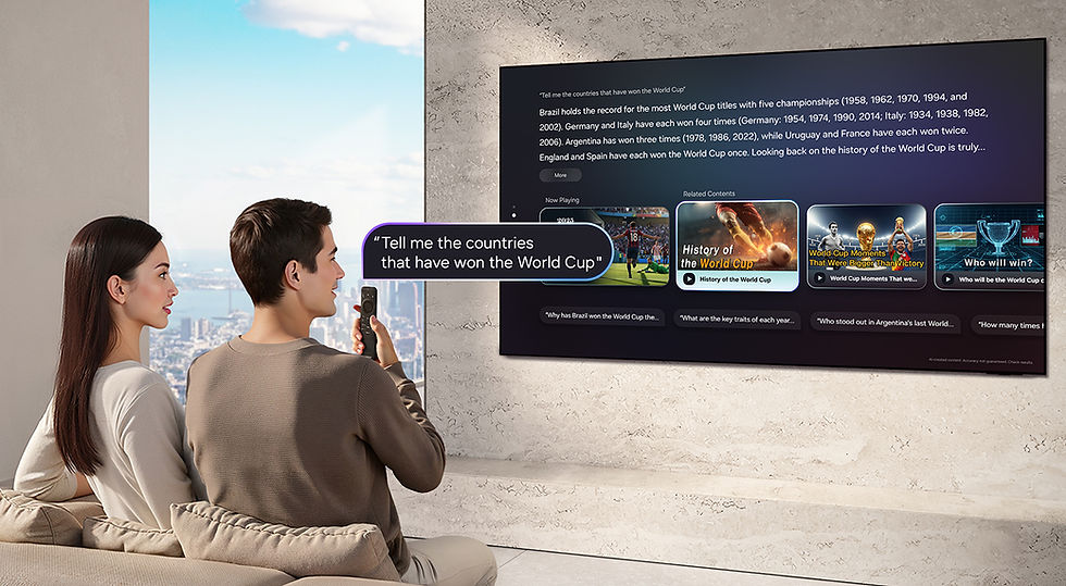 Tại IFA 2025, Công ty Điện tử Samsung chính thức giới thiệu trợ lý Vision AI, đánh dấu bước tiến mới trong hành trình phát triển màn hình tích hợp AI trên các dòng TV và màn hình Samsung