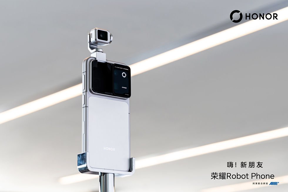 HONOR ra mắt Robot Phone với camera gimbal tự chuyển động bằng AI