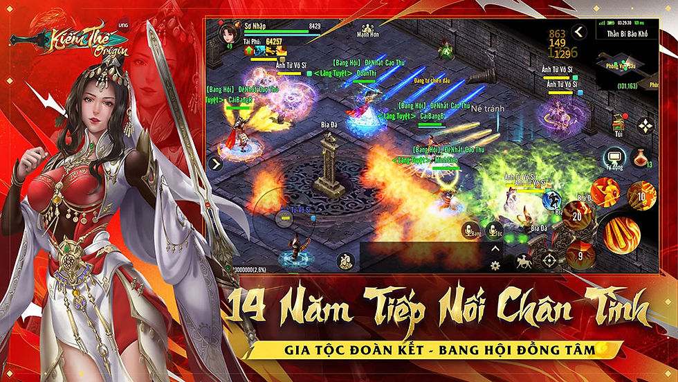 Kiếm Thế Origin kế thừa và phát triển các tinh hoa của dòng game