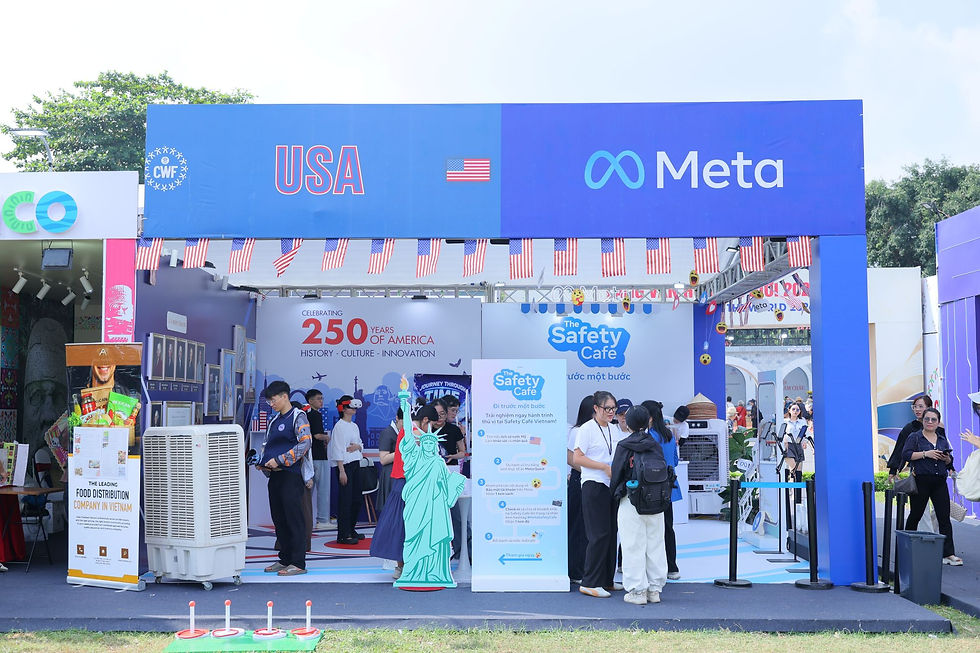 Meta ra mắt “Safety Café” tại Lễ hội Văn hóa Thế giới ở Hà Nội