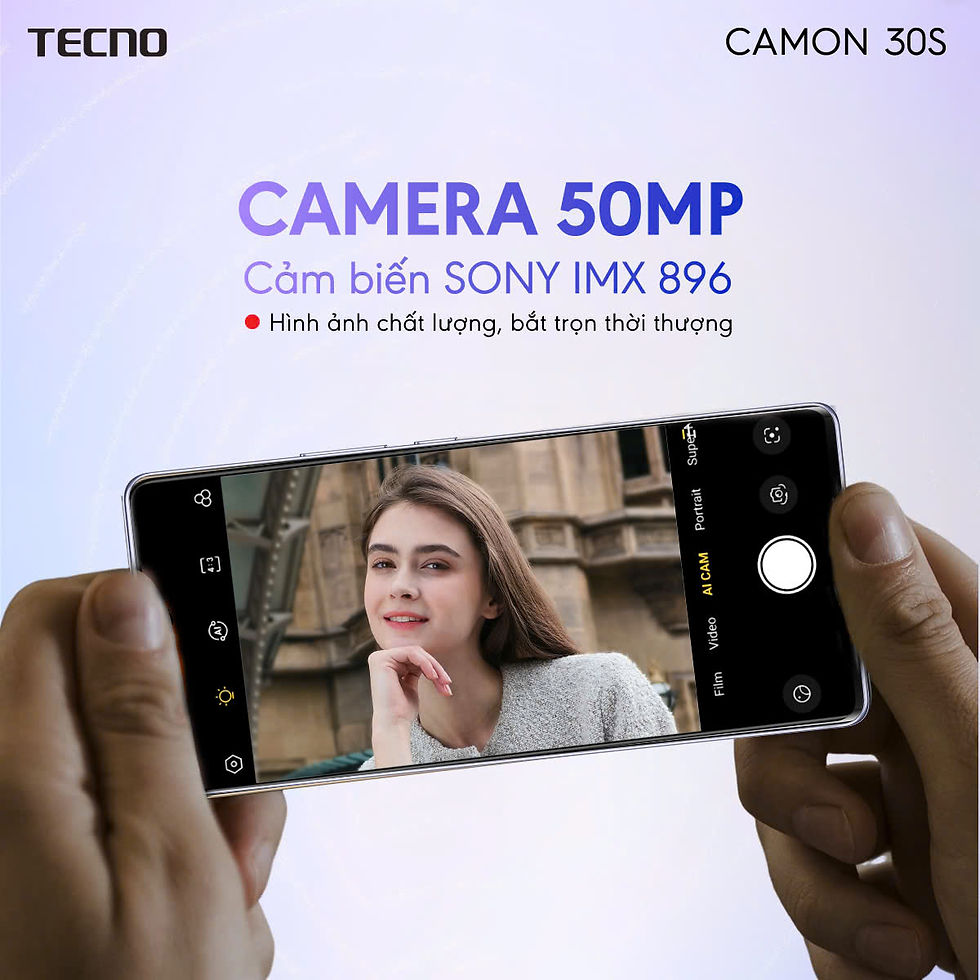 Sự khác biệt của CAMON 30S nằm ở công nghệ camera