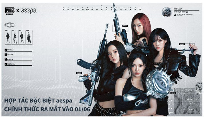 AESPA hợp tác PUBG Mobile tiếp tục mang làn sóng K-Pop khuấy đảo các chiến trường