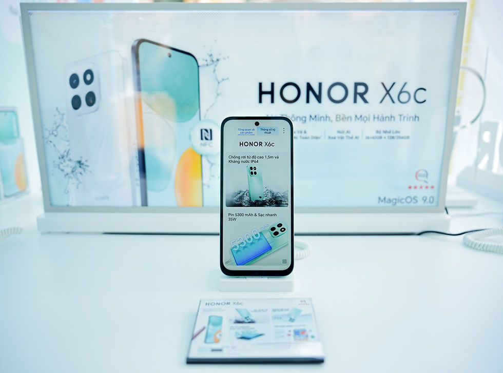 HONOR X6c – chiếc smartphone bền bỉ trên mọi hành trình