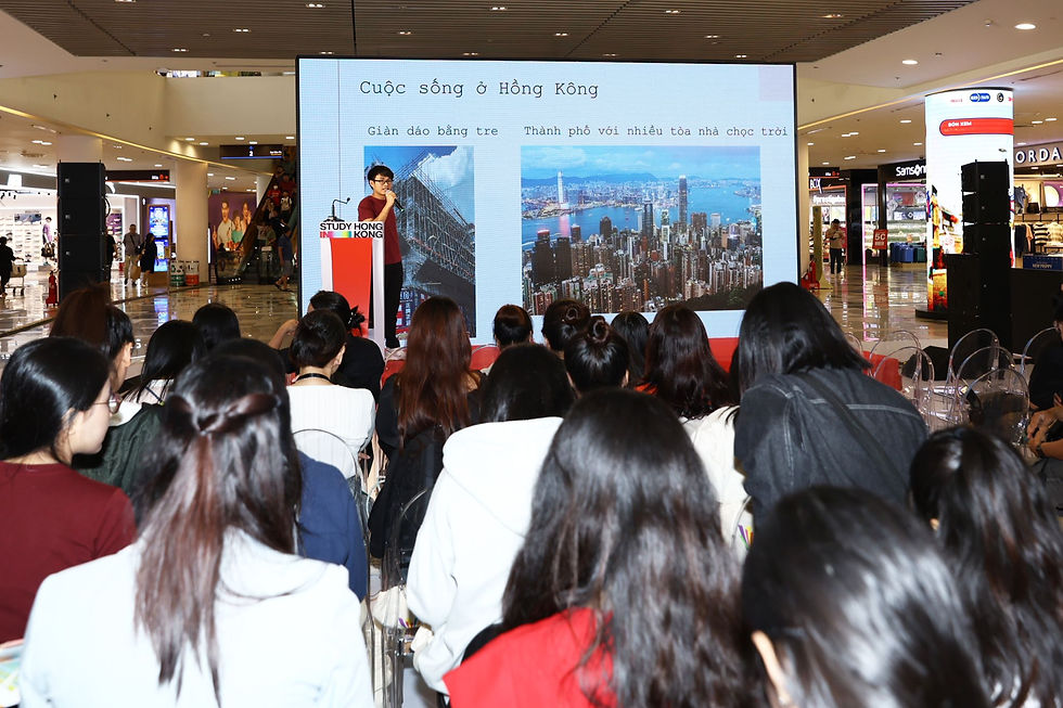 Lê Phan Trung Quốc đang theo học tại trường The Hong Kong Polytechnic University (PolyU)