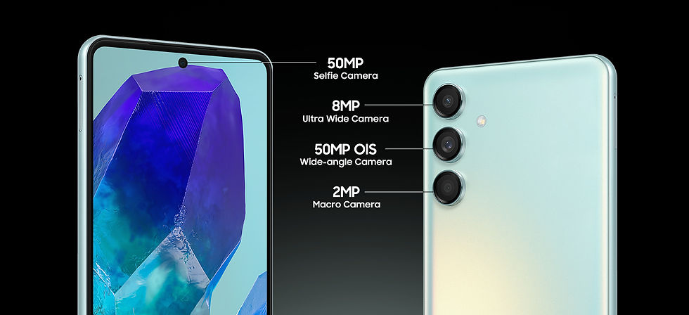 Với công nghệ Nightography tiên tiến, Super HDR và chống rung OIS, VDIS, Galaxy M55 5G tự tin chinh phục mọi điều kiện ánh sáng