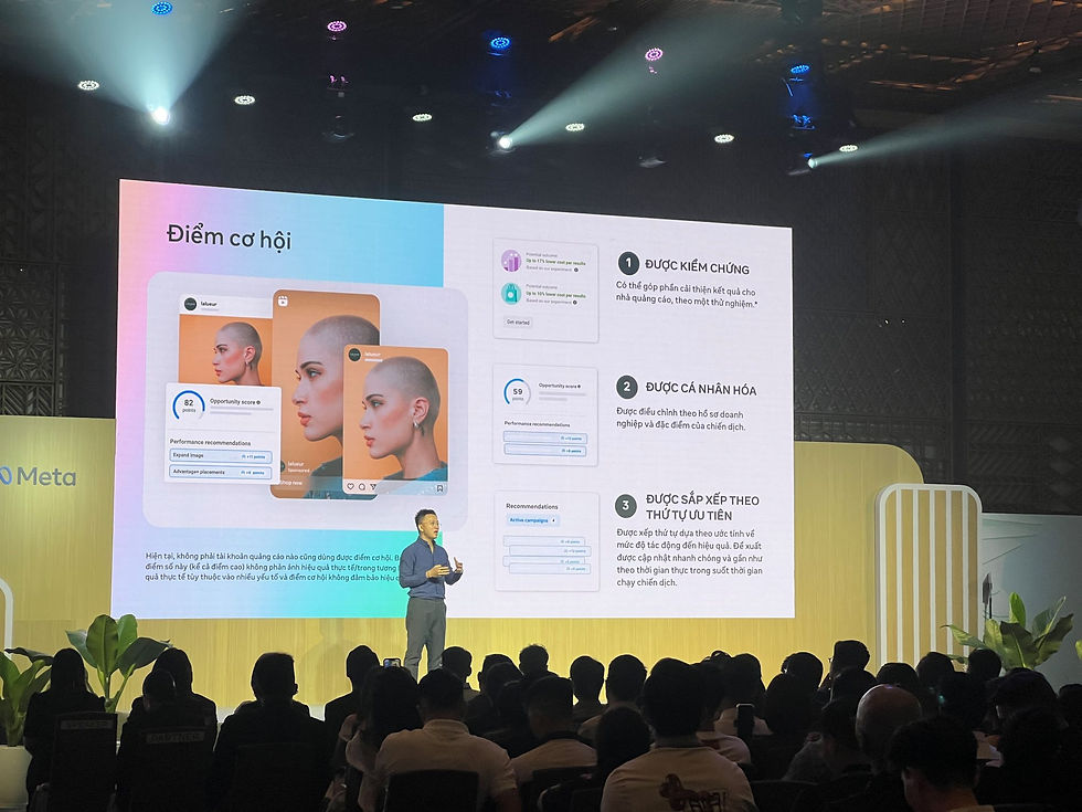 Opportunity Score, giải pháp mới được Meta công bố tại Business Messaging Summit 2025, hỗ trợ doanh nghiệp cải thiện kết quả của chiến dịch quảng cáo gần như ngay lập tức