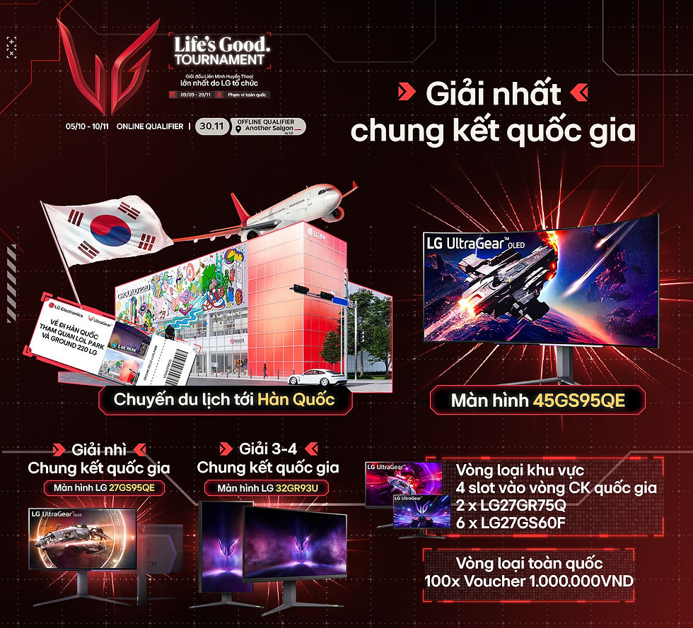 có cấu giải thưởng giải đấu Liên Minh Huyền Thoại Life's Good Tournament