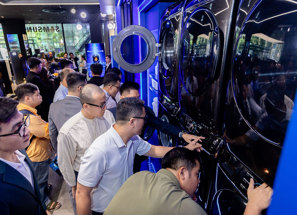 Samsung ra mắt giải pháp giặt sấy công nghiệp