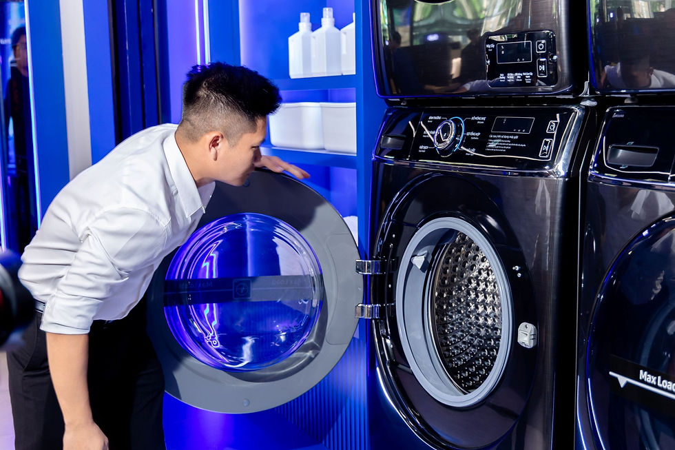 Samsung ra mắt giải pháp giặt sấy công nghiệp