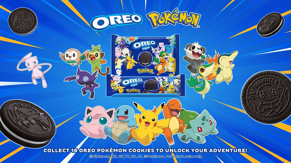 Bộ sưu tập bánh OREO Pokémon phiên bản đặc biệt chính thức có mặt tại thị trường Việt Nam từ tháng 2/2024