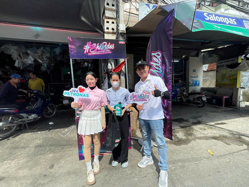 #SheRides: PETRONAS Sprinta tiếp sức cho các nữ biker Việt Nam tự tin làm chủ tay lái