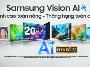 Samsung mở bán bộ sưu tập AI TV và loa lifestyle 2026 trên nền tảng online, ưu đãi độc quyền khi theo dõi livestream ngày 22/4