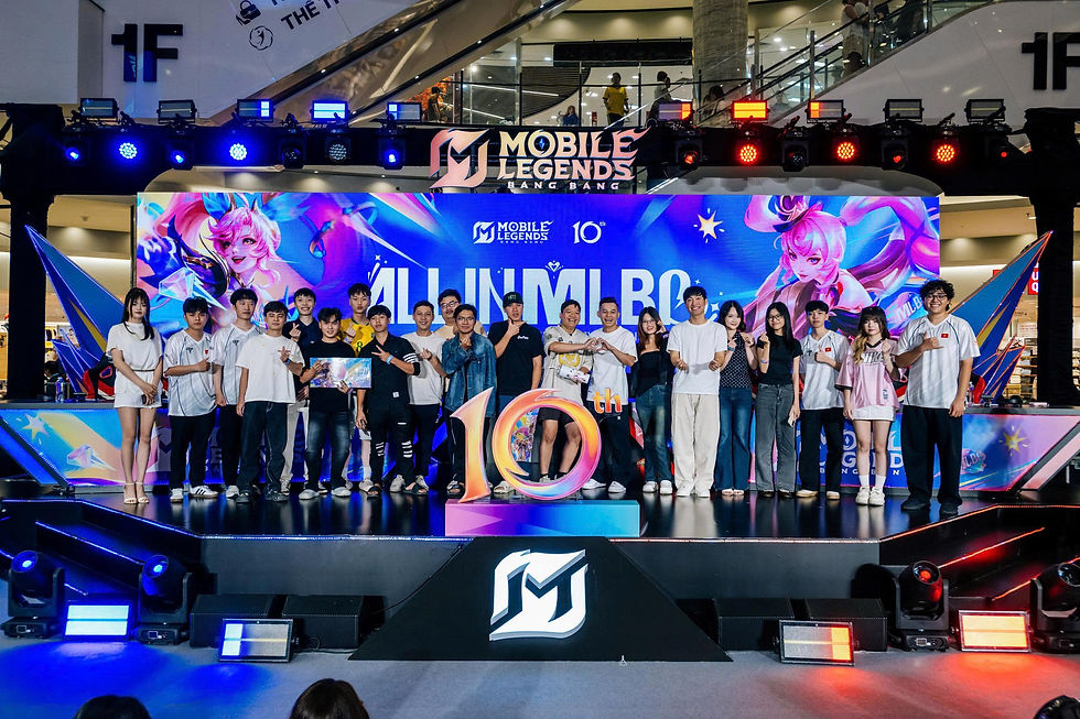 Kỷ niệm 10 năm Mobile Legends: Bang Bang- Showmatch All-Star bùng nổ tại AEON Mall Tân Phú