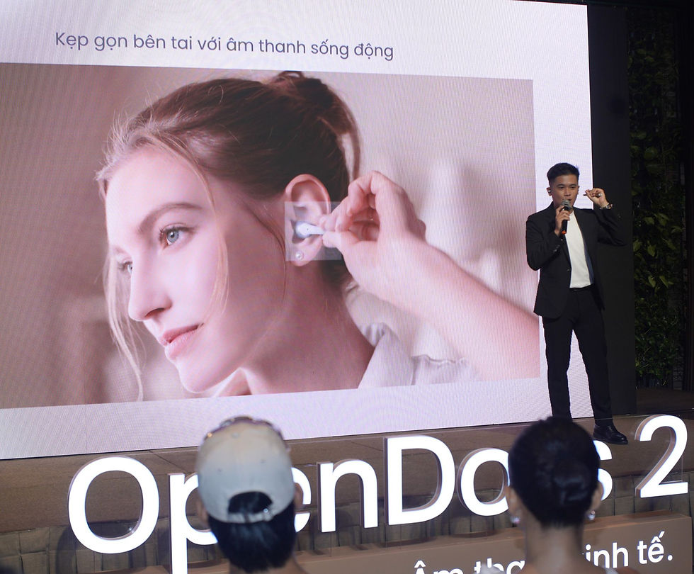 Shokz OpenDots 2, tai nghe mở tích hợp công nghệ Dolby Audio