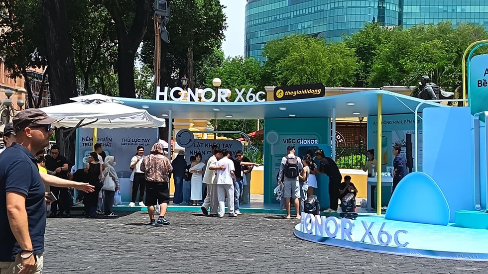 Sạc đầy năng lượng tại Trạm Tiếp Sức Bền Bỉ cùng HONOR X6c