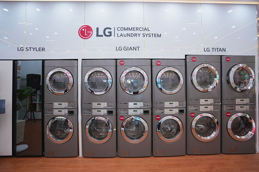 LG giới thiệu cửa hàng giặt sấy thông minh, thúc đẩy xu hướng giặt sấy công nghiệp hiện đại tại Việt Nam