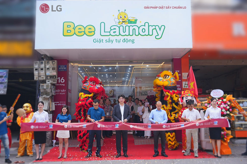 LG giới thiệu cửa hàng giặt sấy thông minh, thúc đẩy xu hướng giặt sấy công nghiệp hiện đại tại Việt Nam