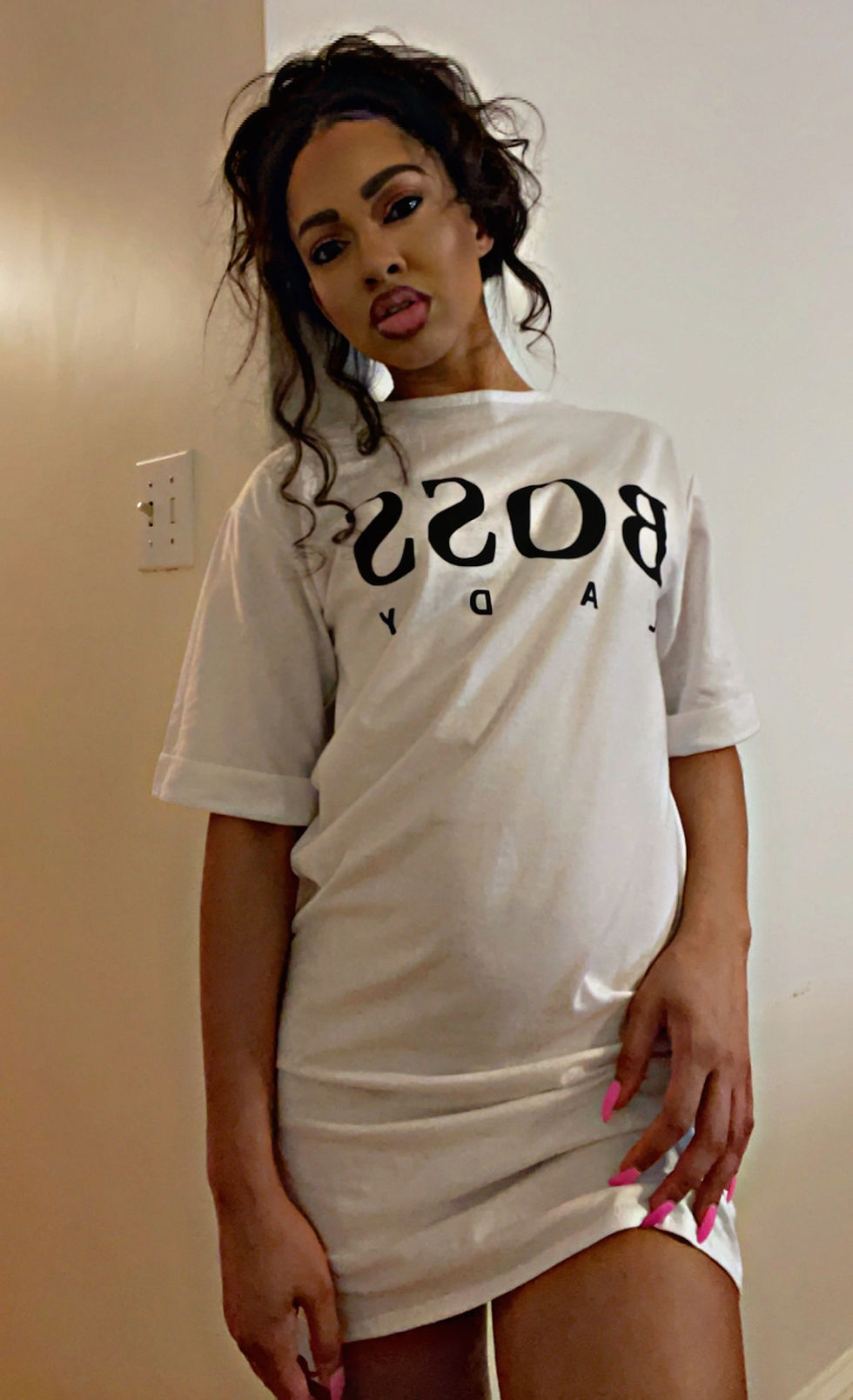boss oversized t shirt