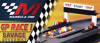 Race track Marbles
