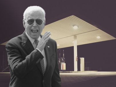 President Biden at fault for high gas prices.