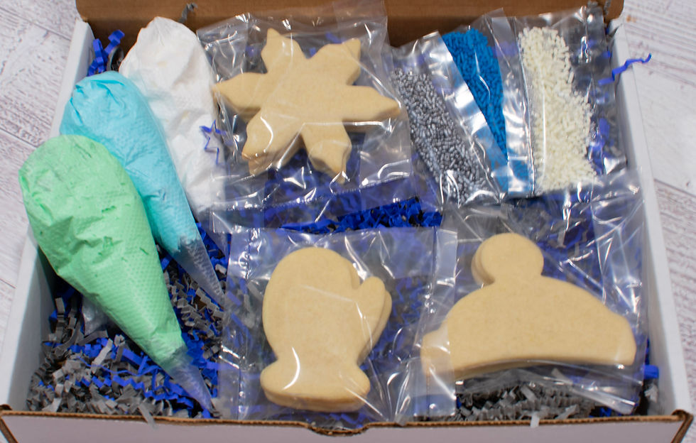 Thumbnail: Winter Themed DIY Cookie Kit Christmas Cookie Kit