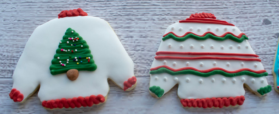 Thumbnail: Ugly Sweater Cookies Christmas Sweater Cookies
