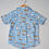 Thumbnail: 5L2F Boys Collared Shirt Boat Print, Back view