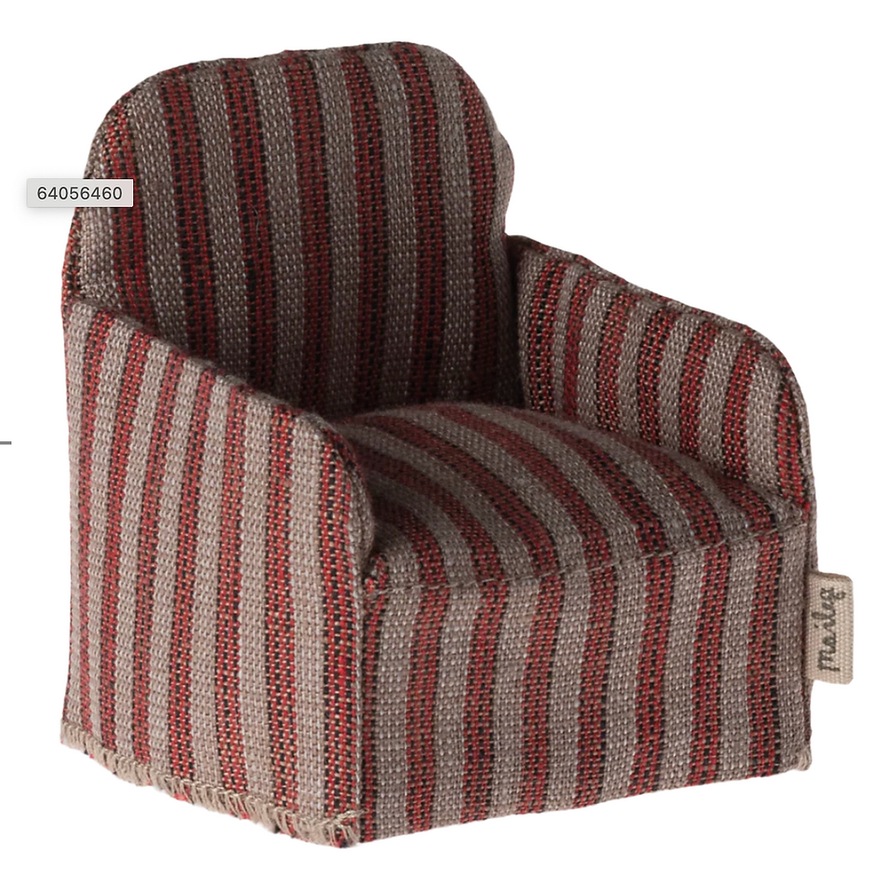 Striped Chair for Mouse, Maileg