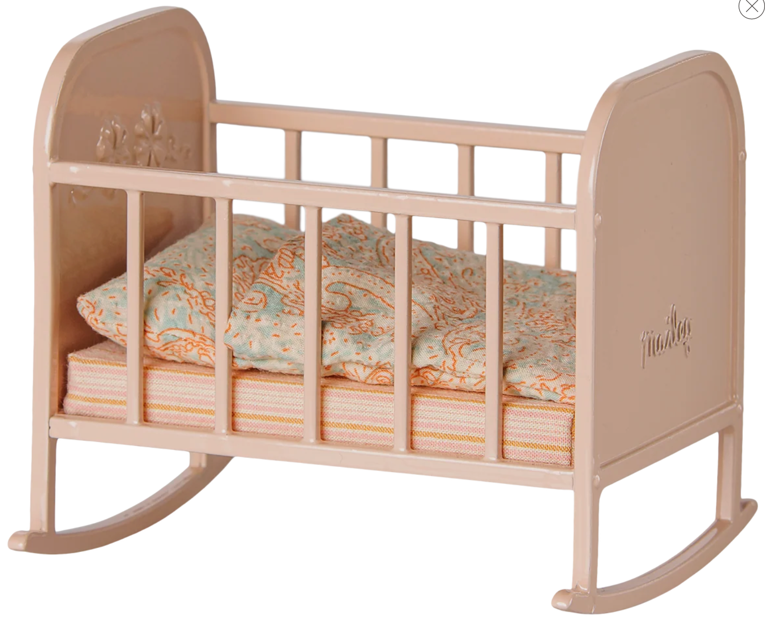 Maileg Cradle, My - Light rose