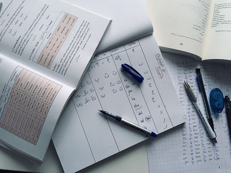 Les résolutions - Janvier : bilan "Apprendre l'arabe" #Vivre le moment présent