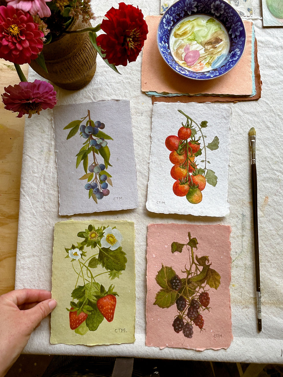 Thumbnail: Gifts from the Garden: Strawberries [5x7]