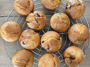 Muffins aux cerises