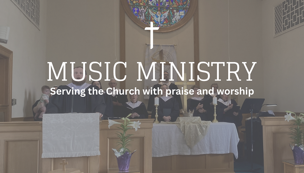 Church Christian Ministry Business Card in Blue White Photocentric Simple Stained Glass Cr