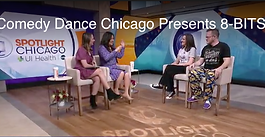 four people sitting down on daytime talkshow set