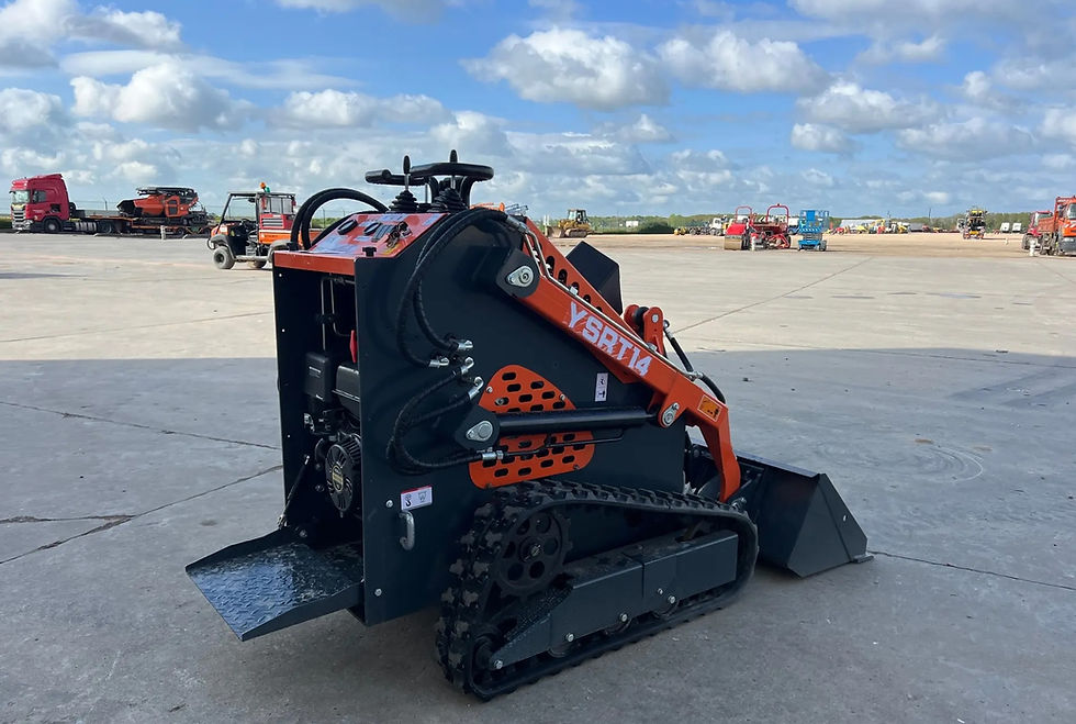 Thumbnail: 2024 AGT YSRT14 Mini Skid Steer Track Loader- Brand New! 4 Available