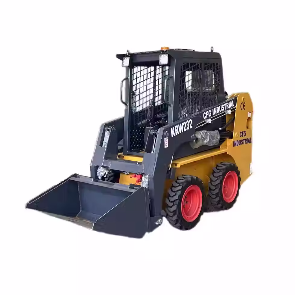 Thumbnail: New! CFG KRW232 Mini Skid/Wheel Loader- 1.0L V Twin 58ft/lbs tq!