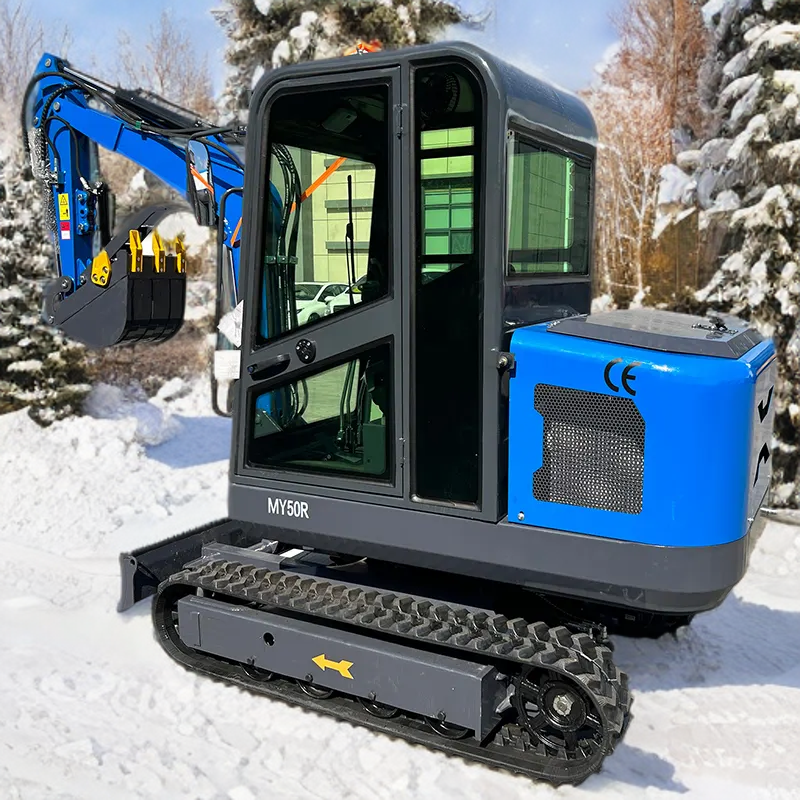 Thumbnail: 2024 AGT QNT/MY50R 2.5T Excavator, Pilot Controls, Swing Boom, Largest Gas Model