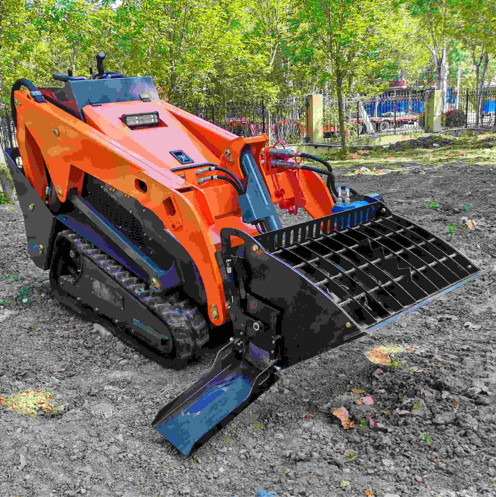 Concrete Mixing Bucket for Skid Steer- Derette xTreme Duty- Fits all Mini Skids!