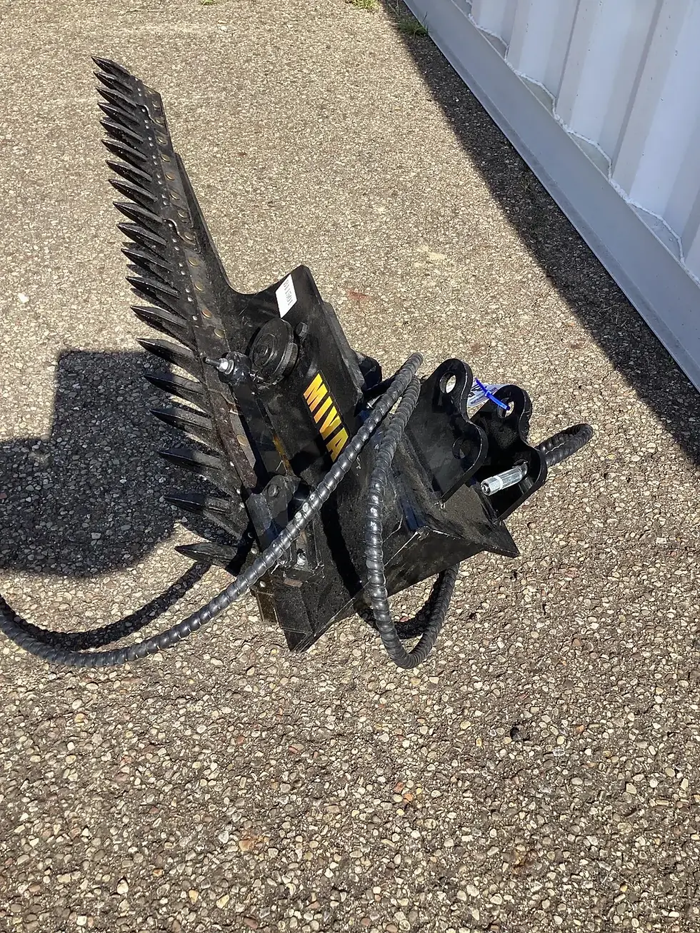 Thumbnail: 59" Sickle Bar Mower Attachment for 1-2 Ton Mini Excavators