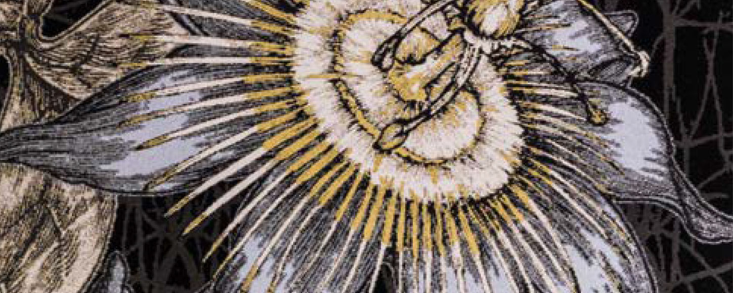 "Passiflora" a Timorous Beastie Axminster Luxury Carpet