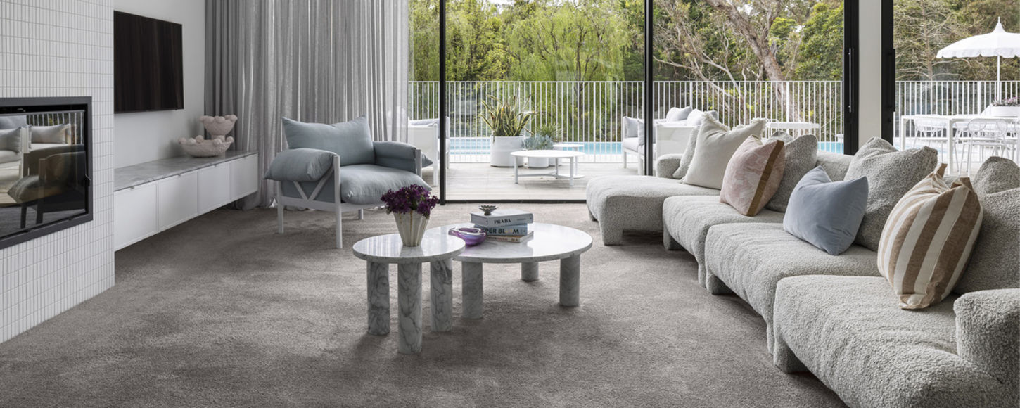 Scarlet Nepeta  — Luxury Soft Carpet in a sitting Room