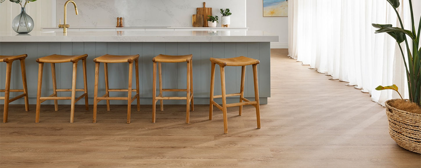 Luxury Vinyl Planks in a Gold Coast kitchen