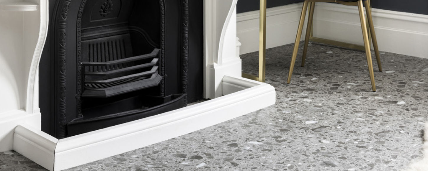 High performance hybrid Waterproof Luxury Vinyl in a sitting room