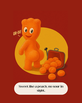 Sour Patch Kids Peaches.
